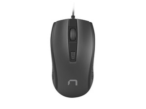 Natec Optical Wired Mouse 1600 DPI Hoopoe 2, black