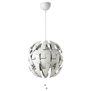 IKEA PS 2014 Pendant lamp, white, silver-colour