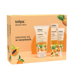 TOŁPA Gift Set Dermo Face Enzyme 2024 (3 Enzyme Face Peel 40ml + Face Cleansing 3 Enzyme Gel 150ml)