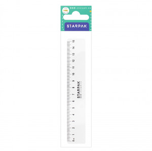 Starpak Plastic Ruler 15cm