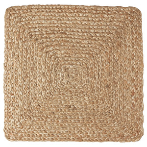 OMBONAD Place mat, jute braided, 37x37 cm