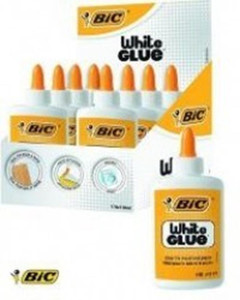 BIC White Glue 118ml x 8pcs
