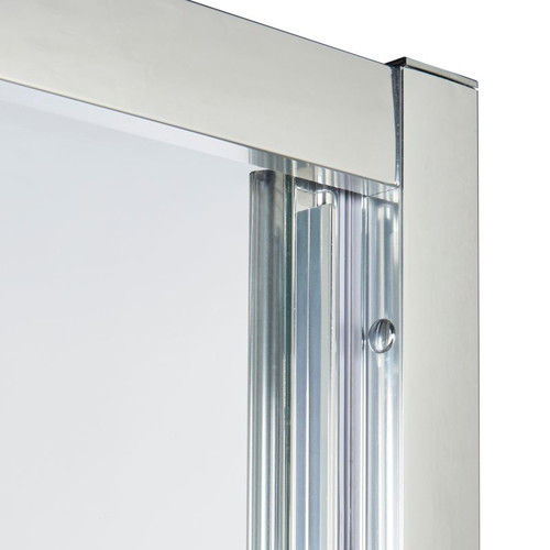 Shower Sliding Door Onega 100 cm, chrome/transparent