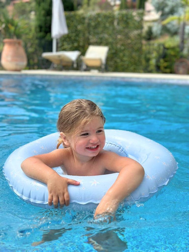 Vanilla Copenhagen Inflatable Swim Ring with Seat Baby Lily Skyway