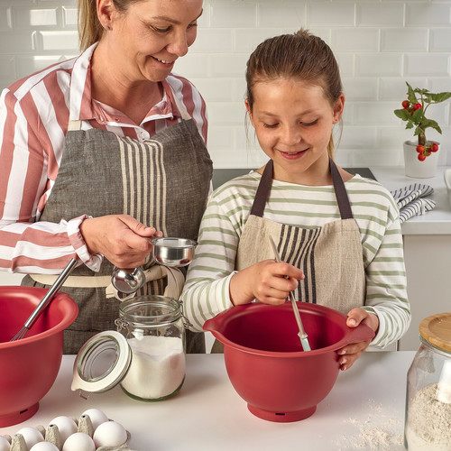 VISPAD Mixing bowl, set of 2, red