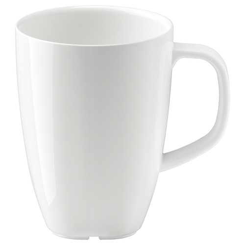 VÄRDERA Mug, white, 30 cl