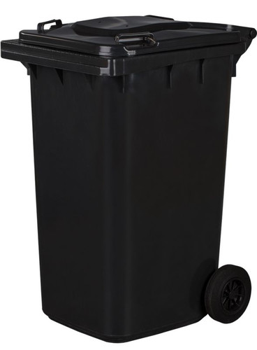 Waste Bin with Wheels Wheelie 240L, black