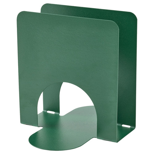 SKOGSRÖR Napkin holder, dark green, 13x12 cm