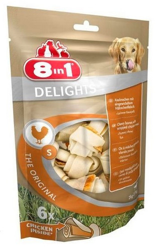 8in1 Delights Bones S Dog Chews 6pcs