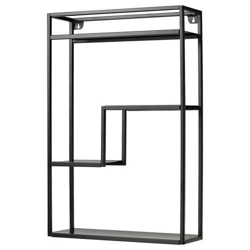 LINDÅSEN Display shelf, anthracite, 40x60 cm