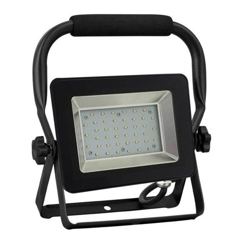 Floodlight LED 30 W 6000 K IP65, portable