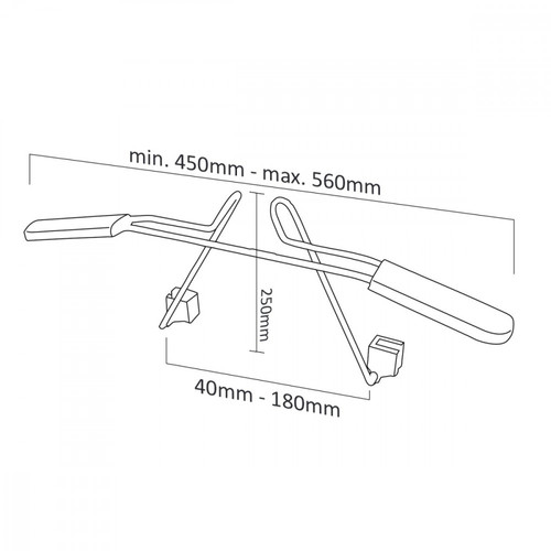 Maclean Car Clothing Hanger MC-870