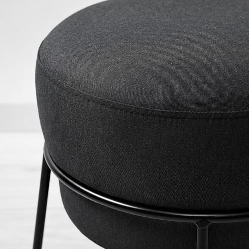 EMMISLÖV Pouffe, Vissle dark grey