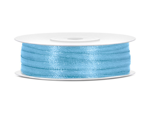 Satin Ribbon 50m 3mm, blue