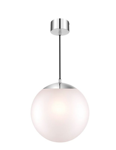 GoodHome Pendant Lamp Dacite E27, chrome