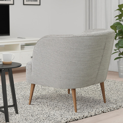 FULLÖSA Armchair, Viarp beige/brown