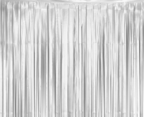 Fringe Deco Curtain 100x200cm, matt silver