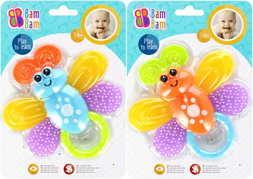 Bam Bam Rattle Butterfly 3m+