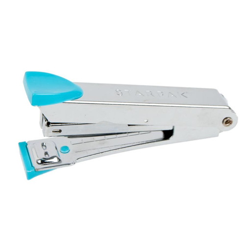 Stapler Metallic 02, 10 Sheets, blue