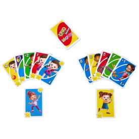 UNO Junior Move! Family And Kids Card Game HNN03 3+