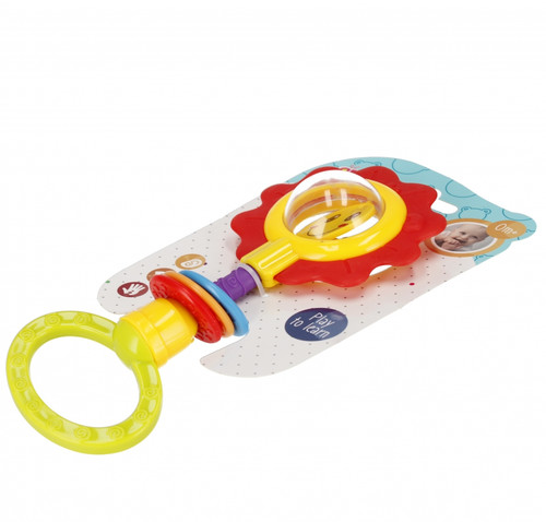 Bam Bam Rattle Flower, assorted colours, 0m+