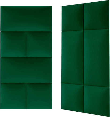 Upholstered Wall Panel Stegu Mollis Rectangle 60 x 30 cm, green