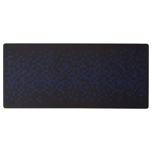 BRÄNNBOLL Gaming mouse pad, black/patterned, 90x40 cm