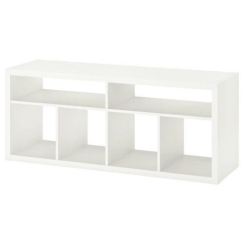 KALLAX / LACK TV storage combination, white, 224x39x147 cm