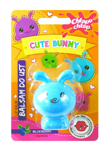 Moisturizing Lip Balm Cute Bunny Blueberry