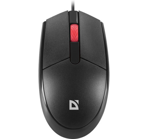 Defender Optical Wired Mouse Delta, black