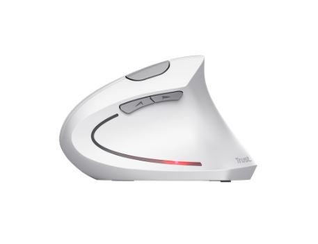Trust Optical Wireless Mouse Verto Ergo, white