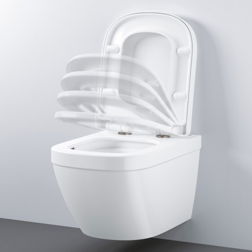 Grohe WC Wall-Hung Toilet Bowl Vortex, rimless, soft-close seat