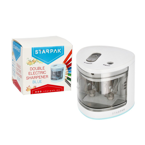 Starpak Double Electric Sharpener, white