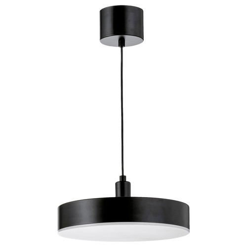 NYMÅNE LED pendant lamp, wireless dimmable white spectrum/anthracite, 38 cm