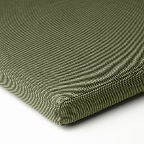 FRÖSÖN/DUVHOLMEN Seat/back cushion, outdoor, dark beige-green, 116x45 cm