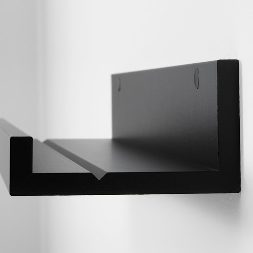 MOSSLANDA Picture ledge, black, 115 cm