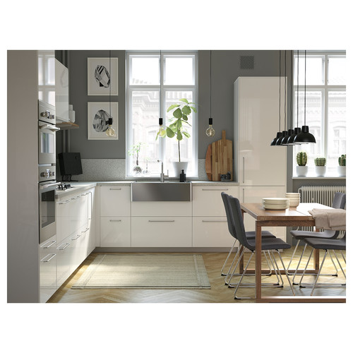 SÄLJAN Worktop, light grey mineral effect, laminate, 246x3.8 cm