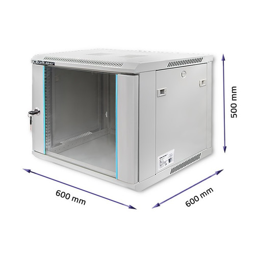 Qoltec Rack Cabinet 19" 600x600x500mm