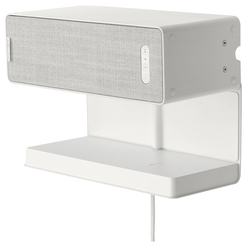 SYMFONISK Shelf w wireless charger, white