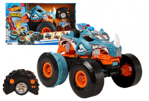 Hot Wheels Monster Trucks HW Transforming Rhinomite RC HPK27 5+