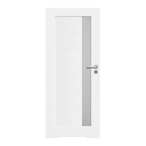 Internal Door with Undercut Fado 80, left, chalk-white