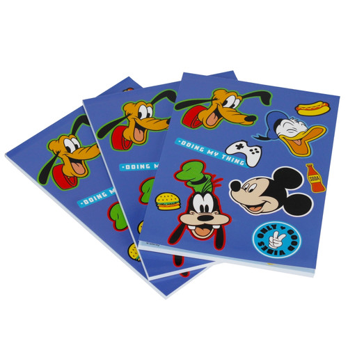 Notepad A6 30 Pages Mickey Mouse 12pcs, assorted