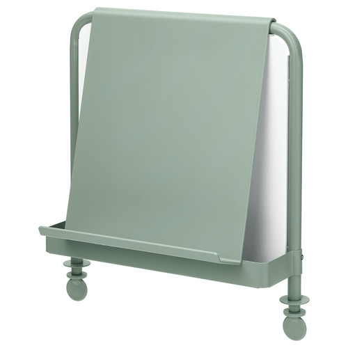 RELATERA Writing board+whiteboard, set of 2, light grey-green