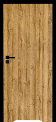 Non-rebated Door Exmoor 80, undercut, right, grandson oak