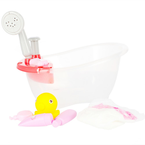 Baby Doll with Bathtub & Accessories 3+