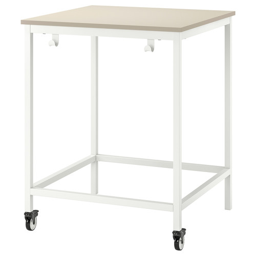 TROTTEN Underframe for table top, white, 80x80x100 cm
