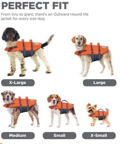 Outward Hound RipStop Splash Dog Life Jacket XSmall