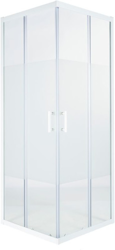 Cooke & Lewis Shower Enclosure Onega 80x80x190cm, white/pattern