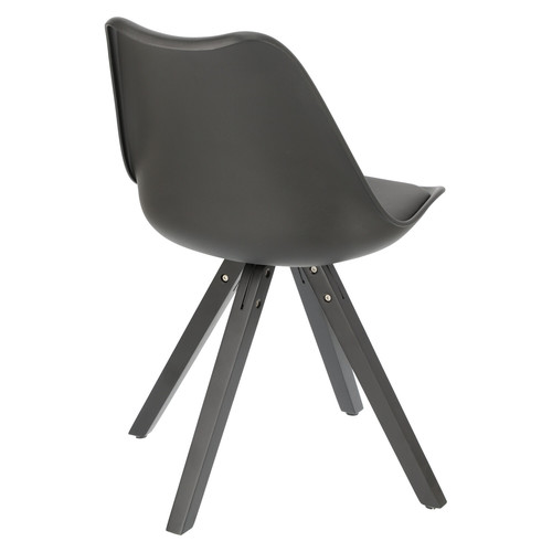 Dining Chair Norden Star Square, black/black