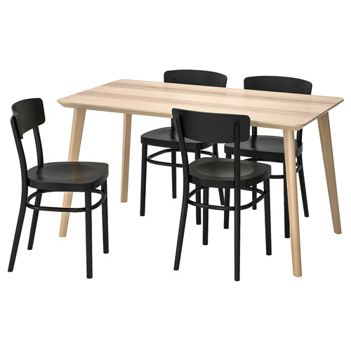 LISABO / IDOLF Table and 4 chairs